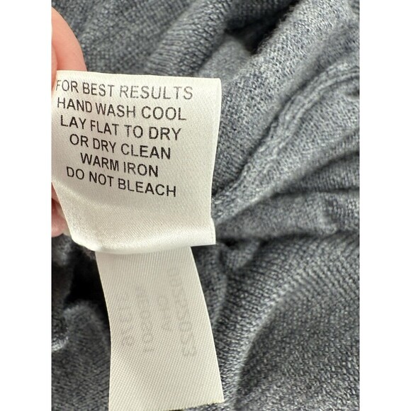 Peter Millar Charcoal Gray Merino Wool Blend 1/4 Zip Sweater Size SMALL EUC - Picture 12 of 13